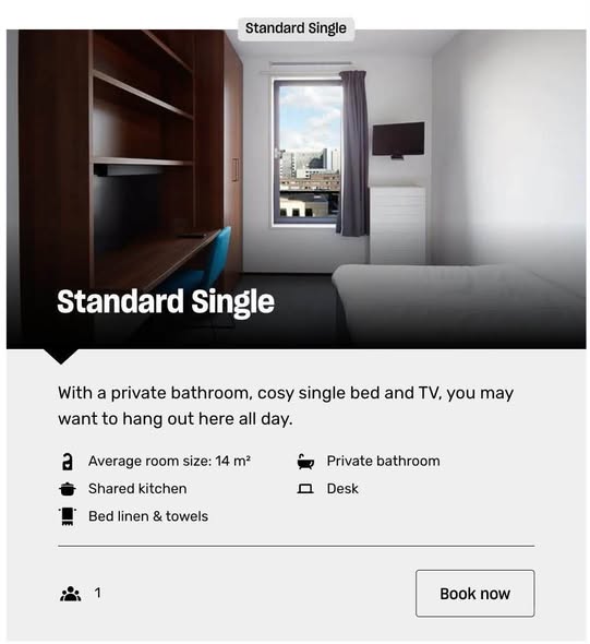 Image accompanying room listing